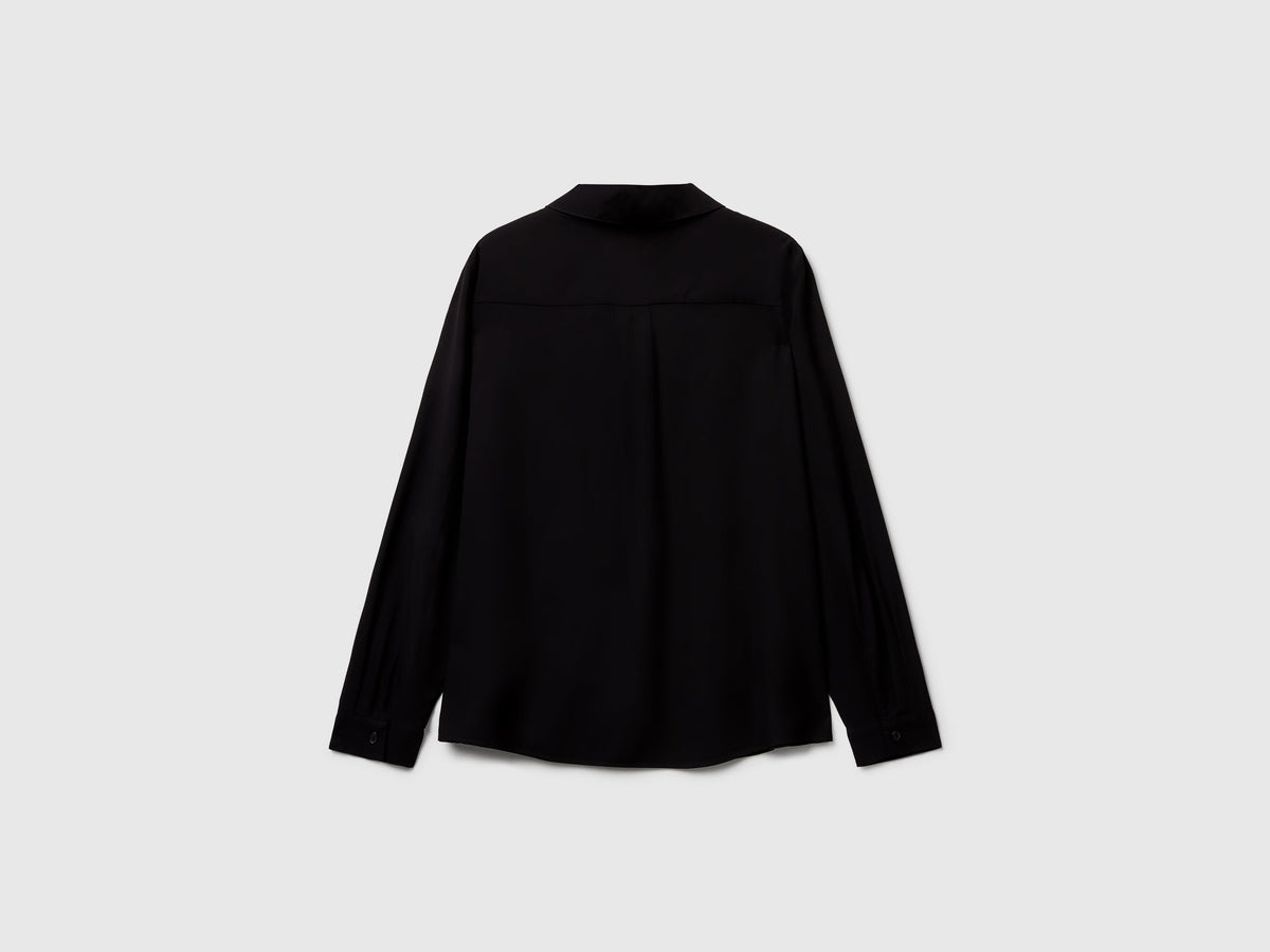 Benetton Regular fit shirt in viscose
