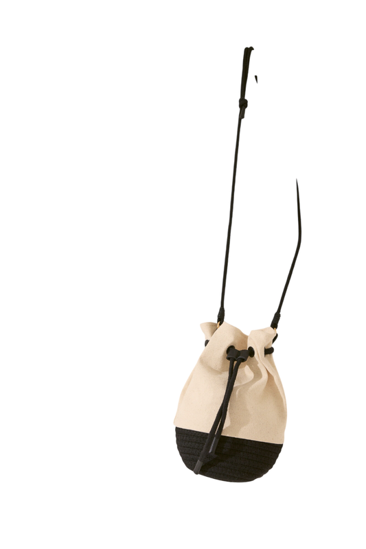 Women Secret Medium Canvas And Rope Bag