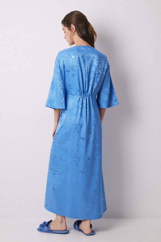 Women Secret Jacquard Satin Caftan Dress