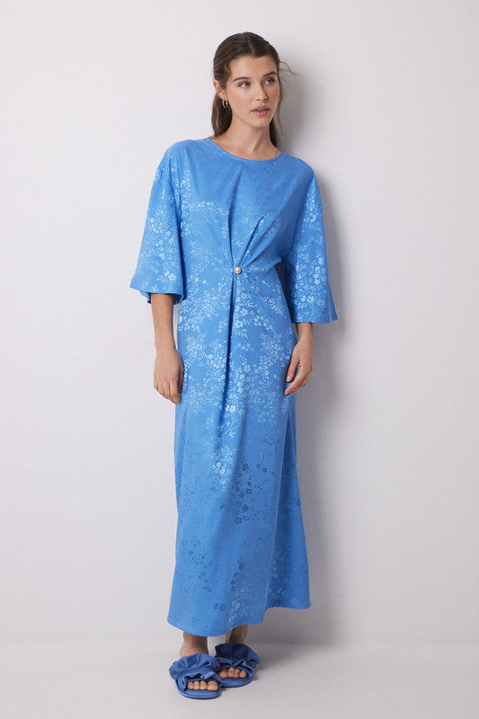 Women Secret Jacquard Satin Caftan Dress