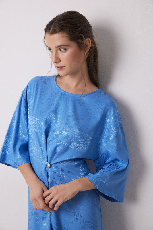 Women Secret Jacquard Satin Caftan Dress