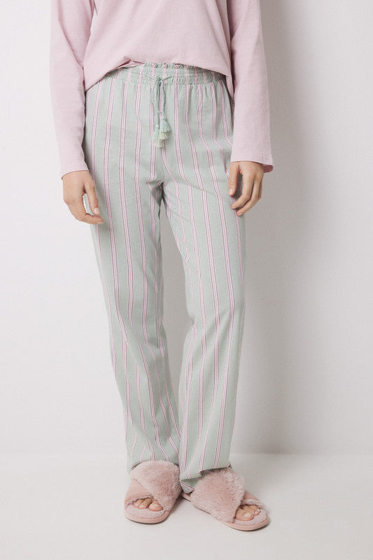 Women Secret Long Pants Cotton Striped