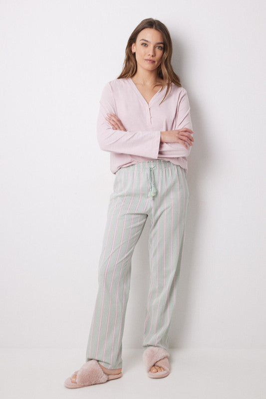 Women Secret Long Pants Cotton Striped