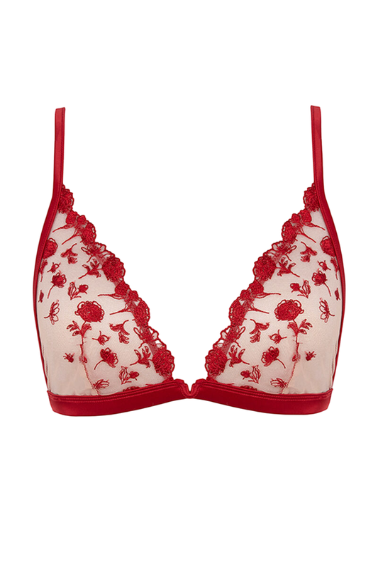 Women Secret Natural Triangle Bra, Non-Wired And Without Padding
