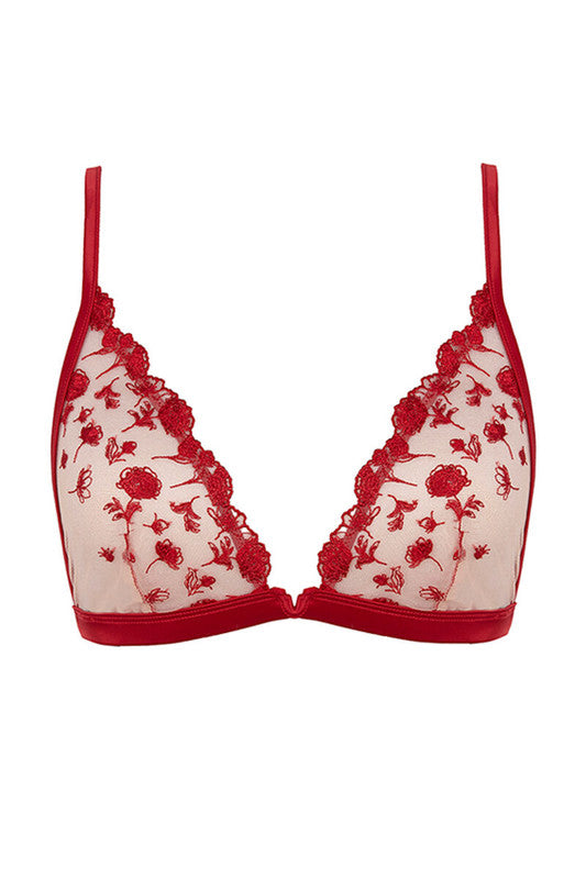 Women Secret Natural Triangle Bra, Non-Wired And Without Padding