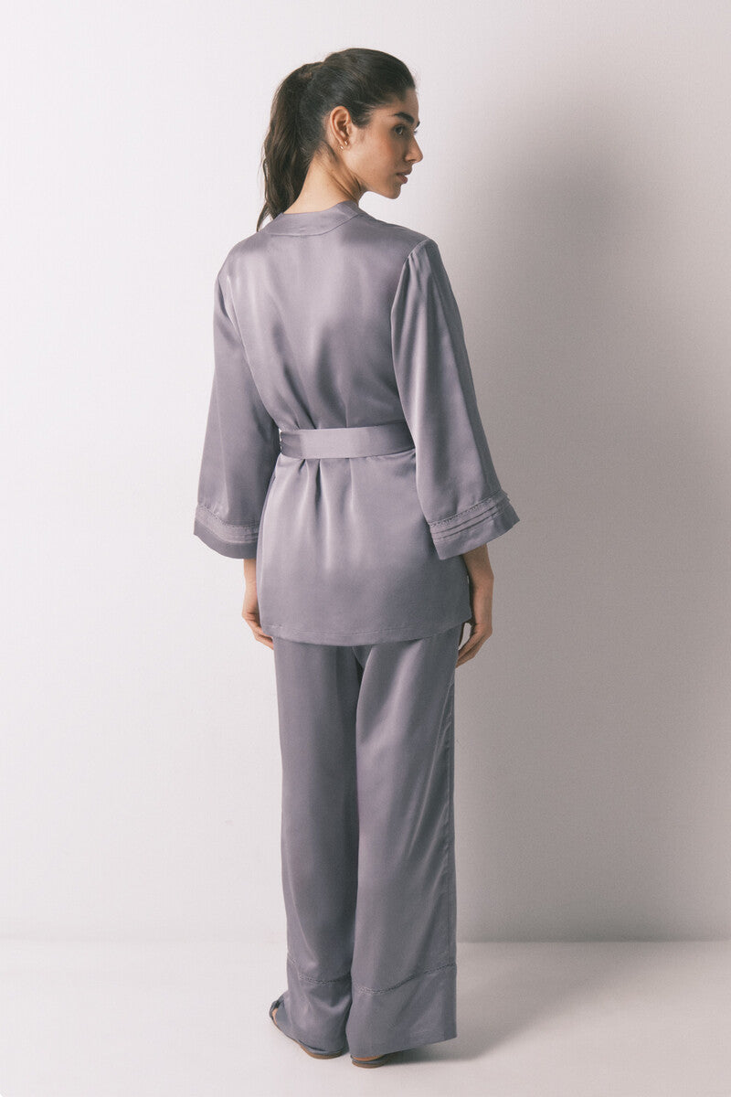 Women Secret satin and lace pajama set