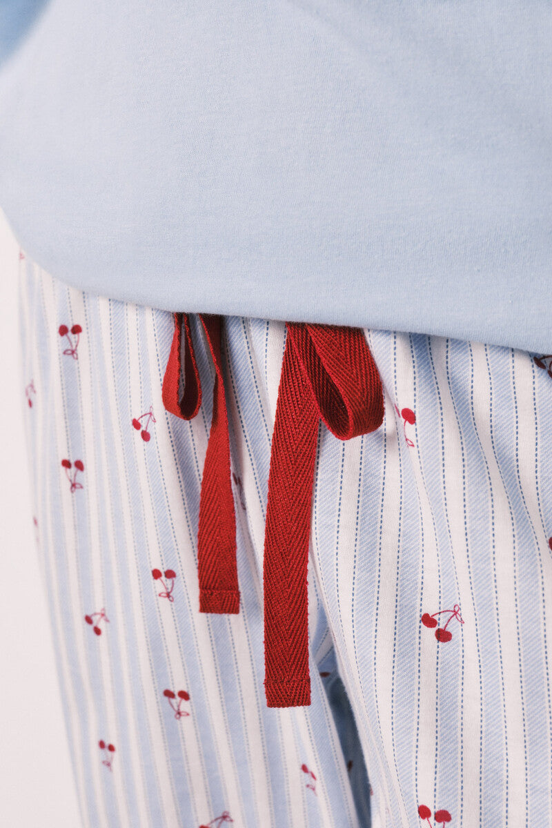 Women Secret Mickey Cherry long cotton pajamas
