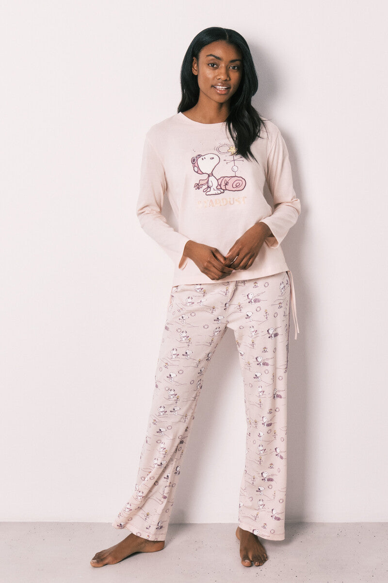 Women Secret Snoopy cotton long pajamas