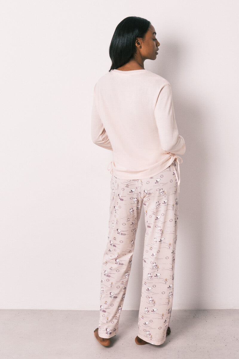 Women Secret Snoopy cotton long pajamas