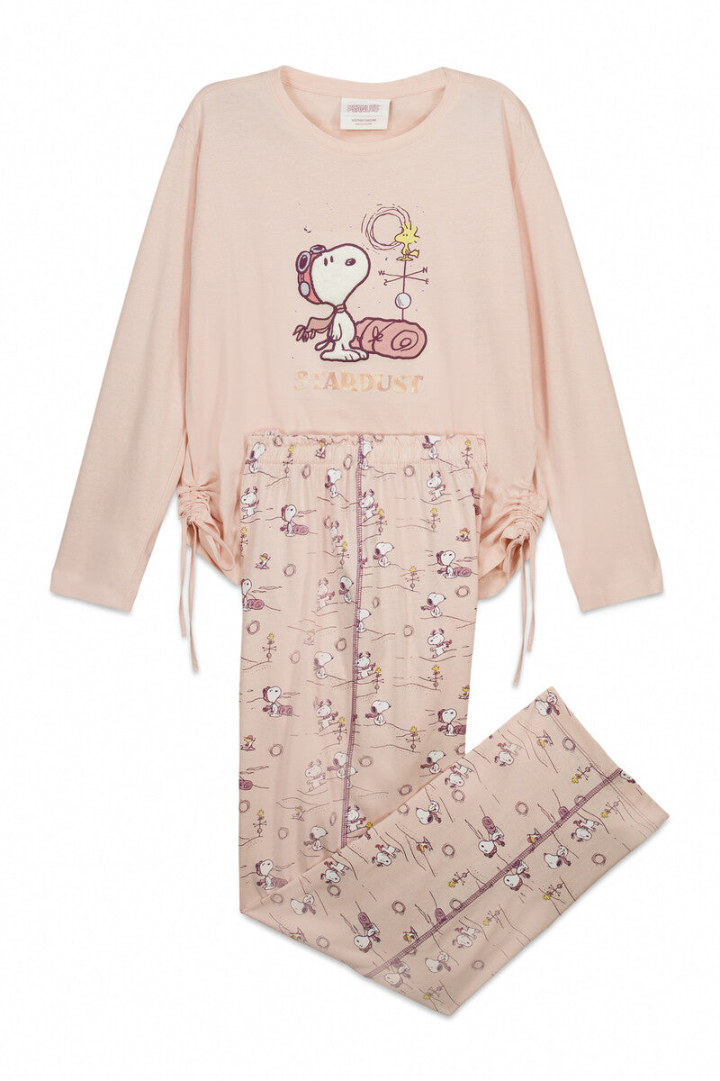 Women Secret Snoopy cotton long pajamas