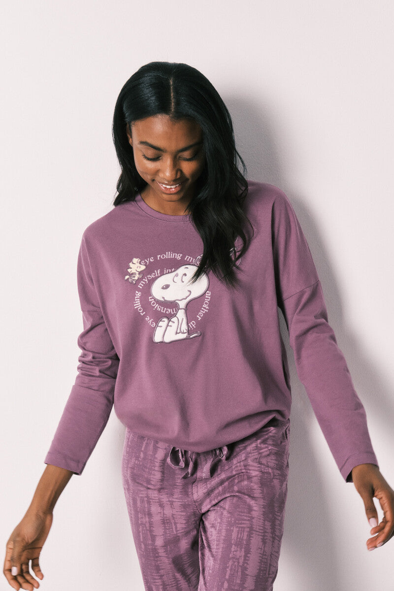 Women Secret Snoopy long cotton pajamas