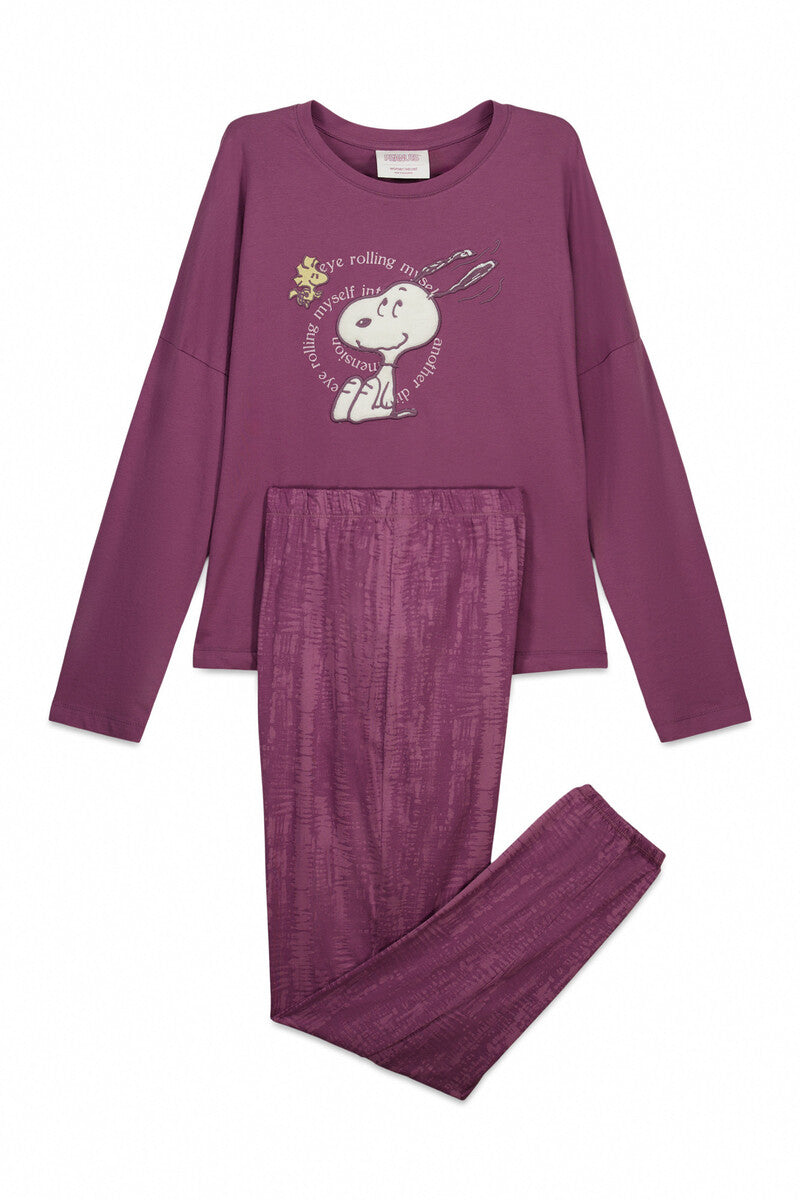 Women Secret Snoopy long cotton pajamas