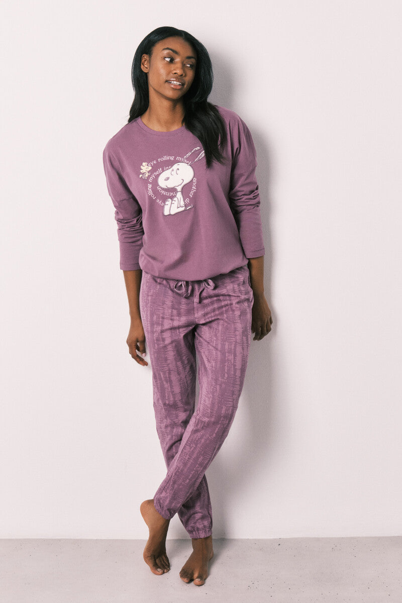 Women Secret Snoopy long cotton pajamas