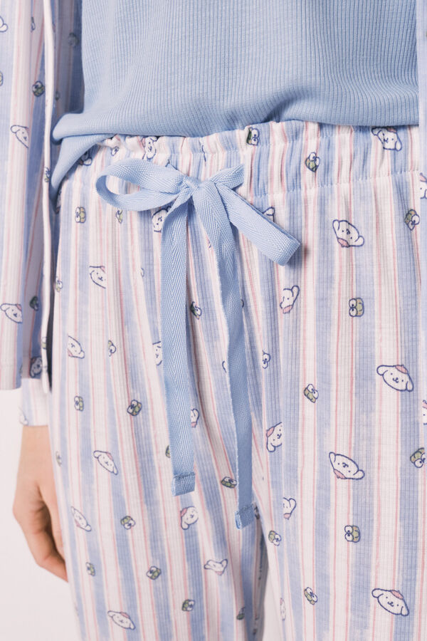 Women Secret Blue striped pyjama set and top