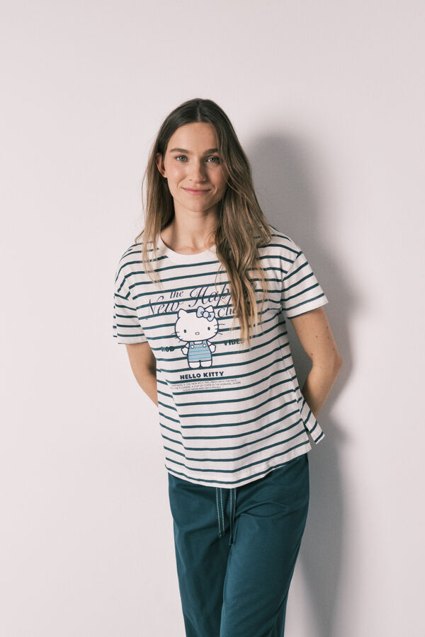 Women Secret Hello Kitty short-sleeved cotton pajamas