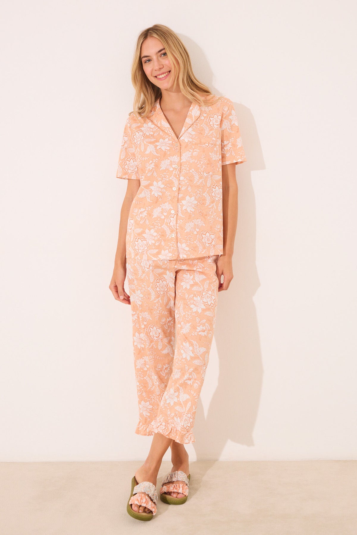 Women Secret Classic Cotton Capri Pyjamas