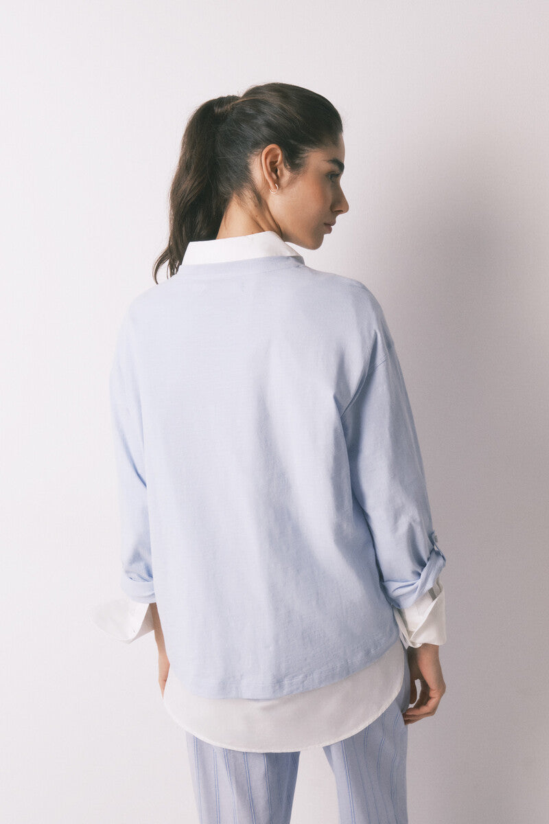 Women Secret Long-sleeved t-shirt, 100% cotton