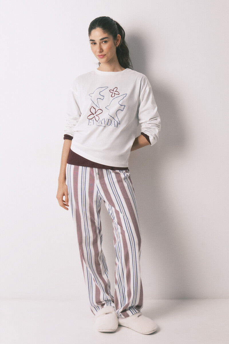 Women Secret 3/4 sleeve t-shirt 100% cotton