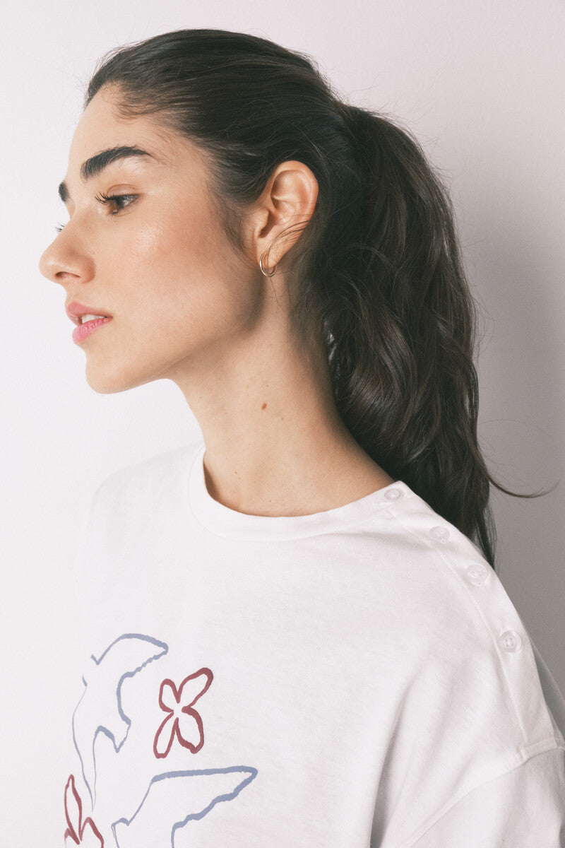 Women Secret 3/4 sleeve t-shirt 100% cotton