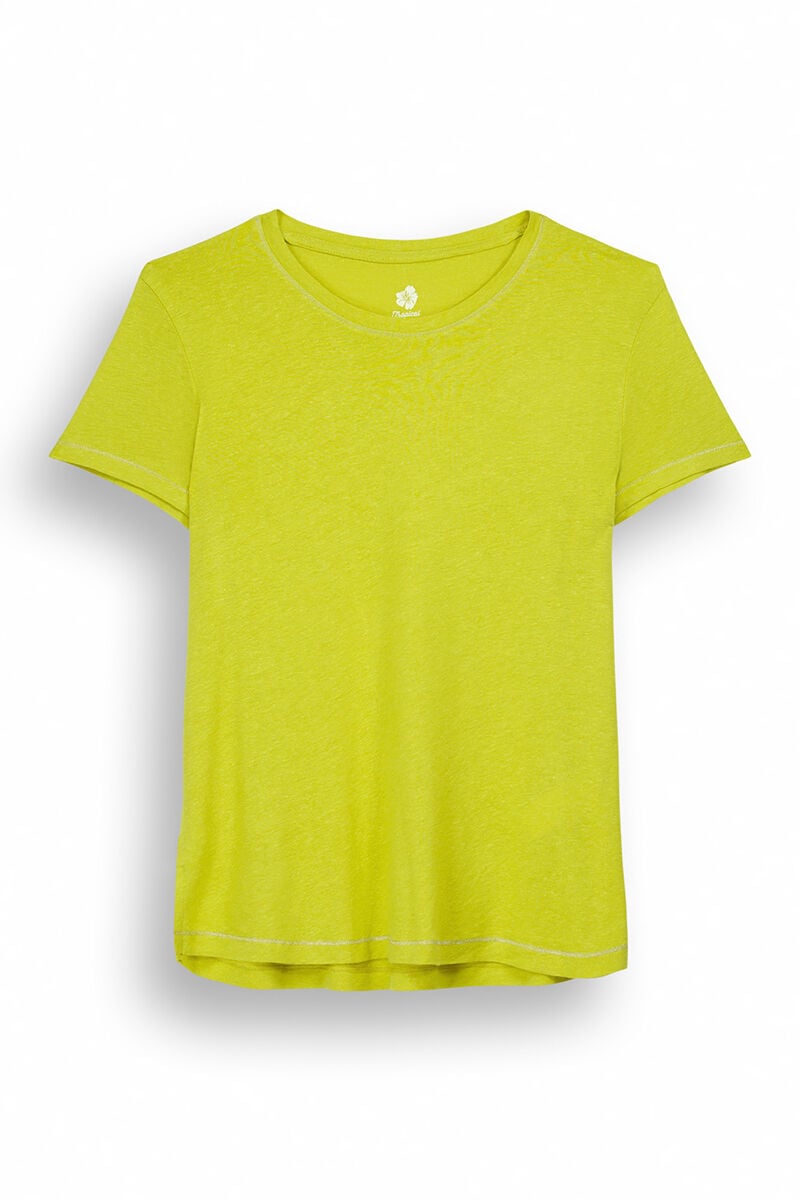 Women Secret Khaki short-sleeved T-shirt