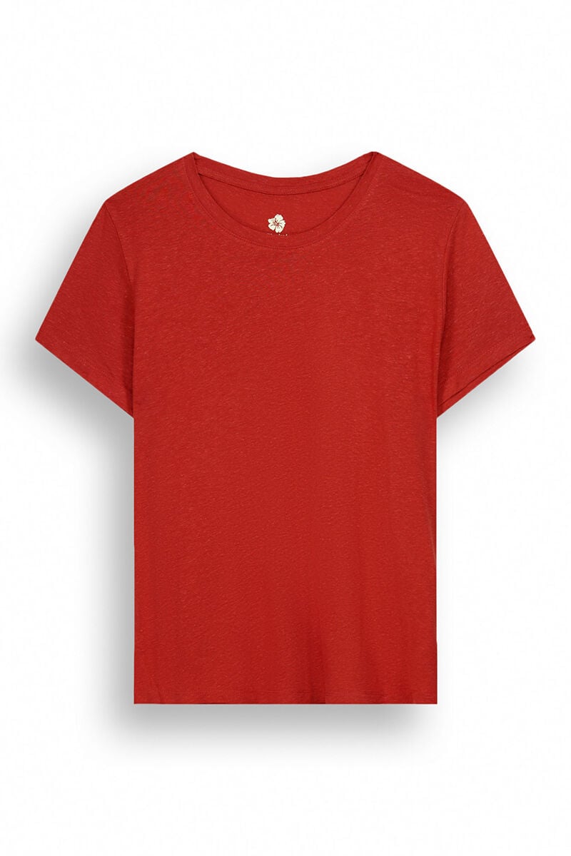 Women Secret Red short-sleeved T-shirt