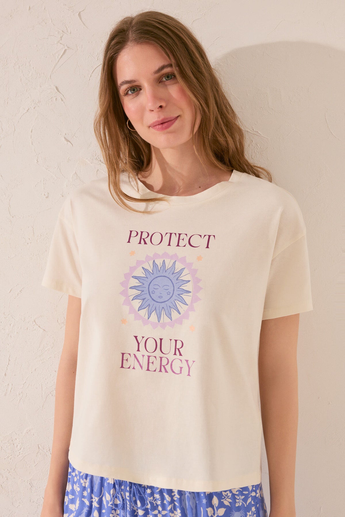 Women Secret Printed Cotton T-Shirt