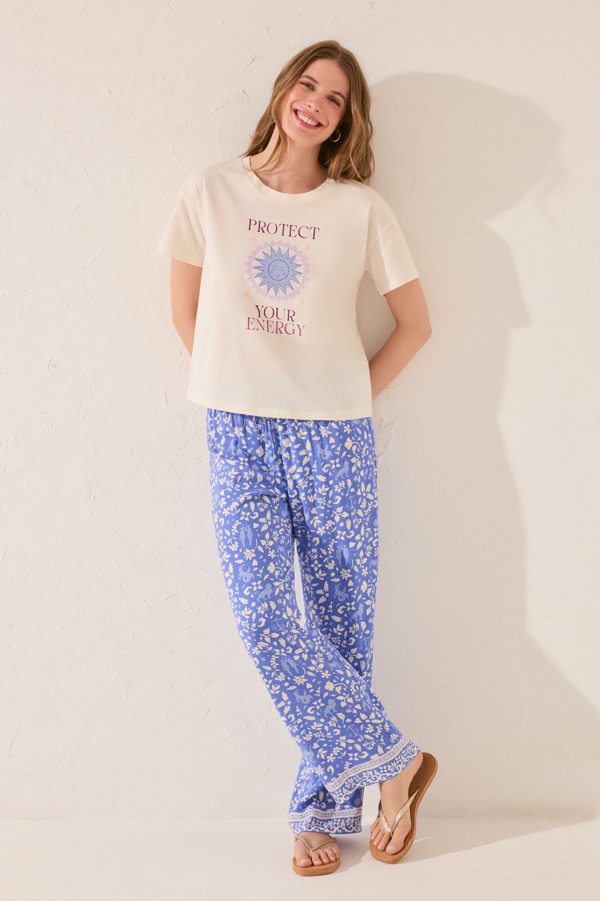 Women Secret Printed Cotton T-Shirt