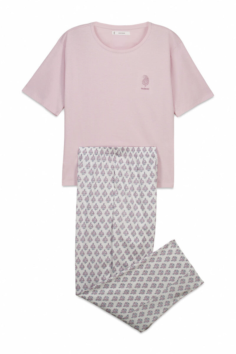 Women Secret 100% cotton stamp print pyjamas
