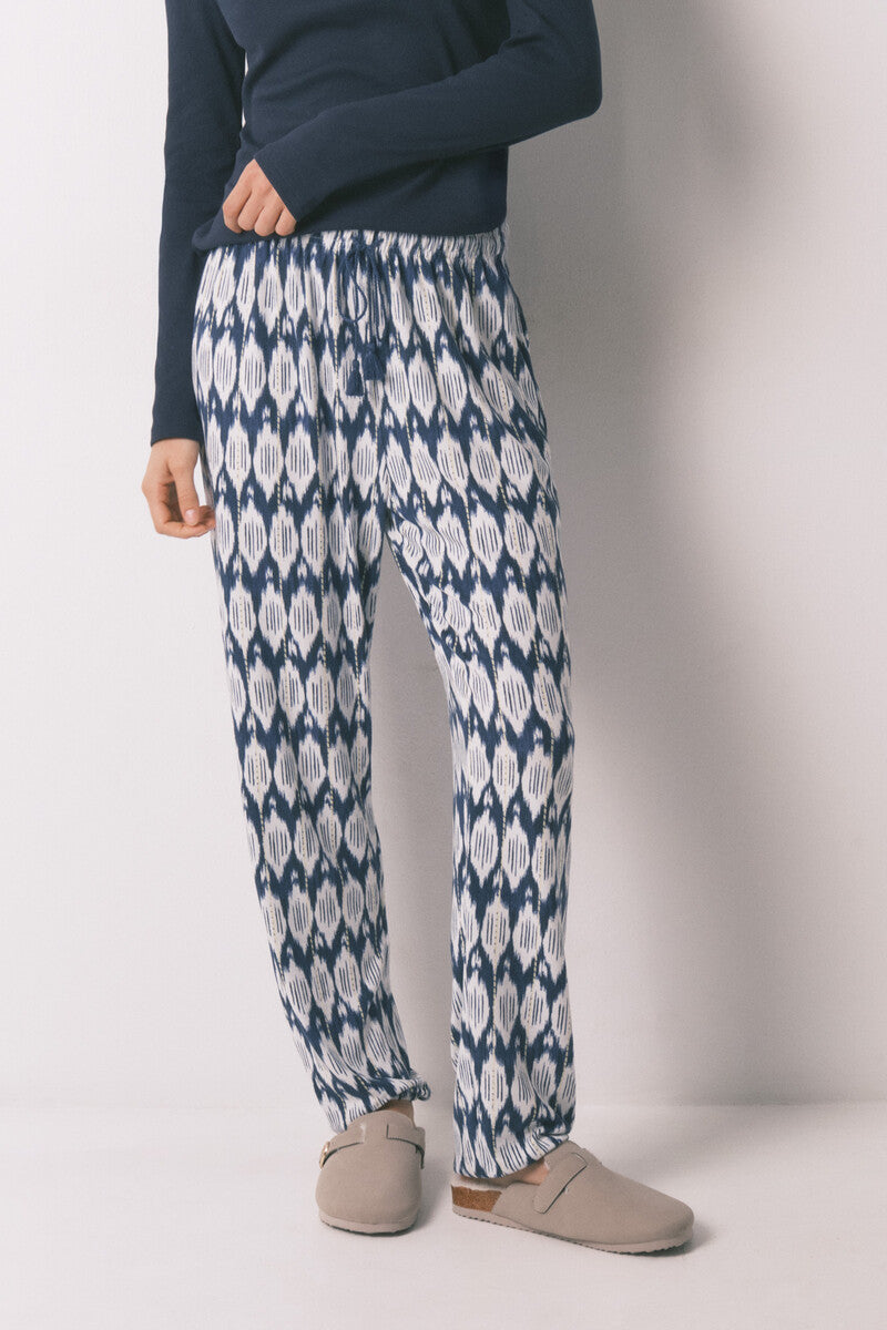 Women Secret Boho print long pants
