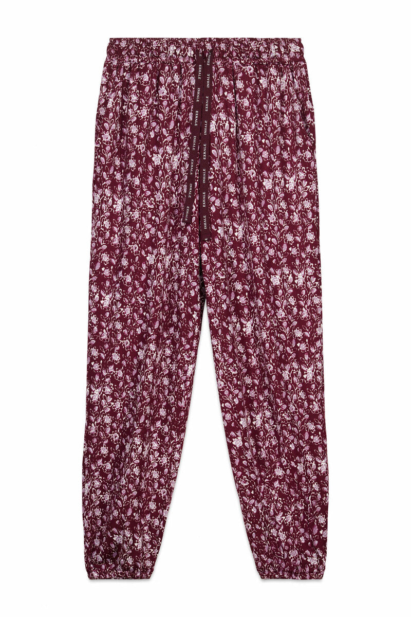 Women Secret Long trousers with floral print