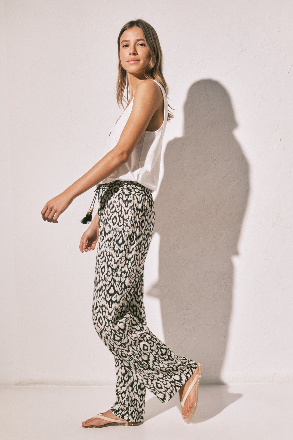 Women Secret Printed Long Trousers