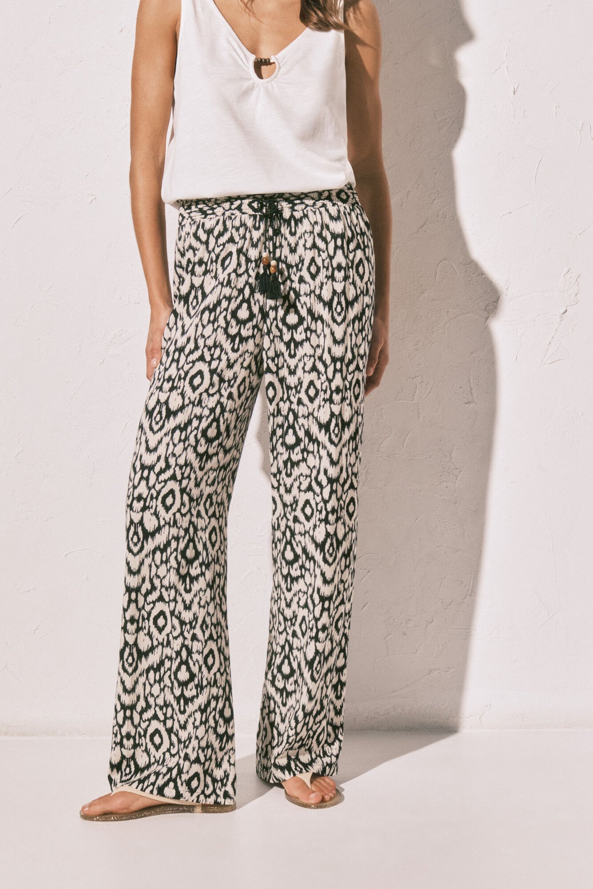 Women Secret Printed Long Trousers