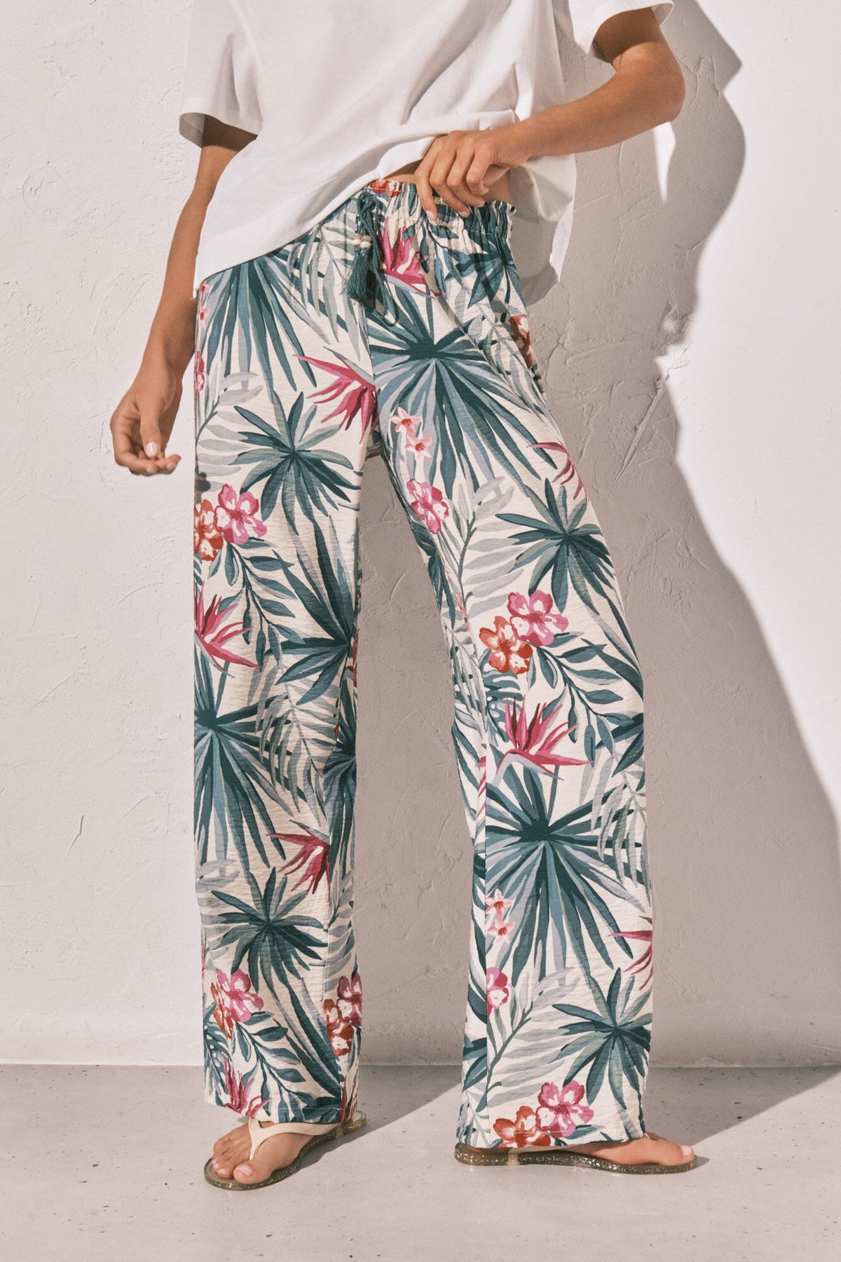 Women Secret Printed Long Trousers