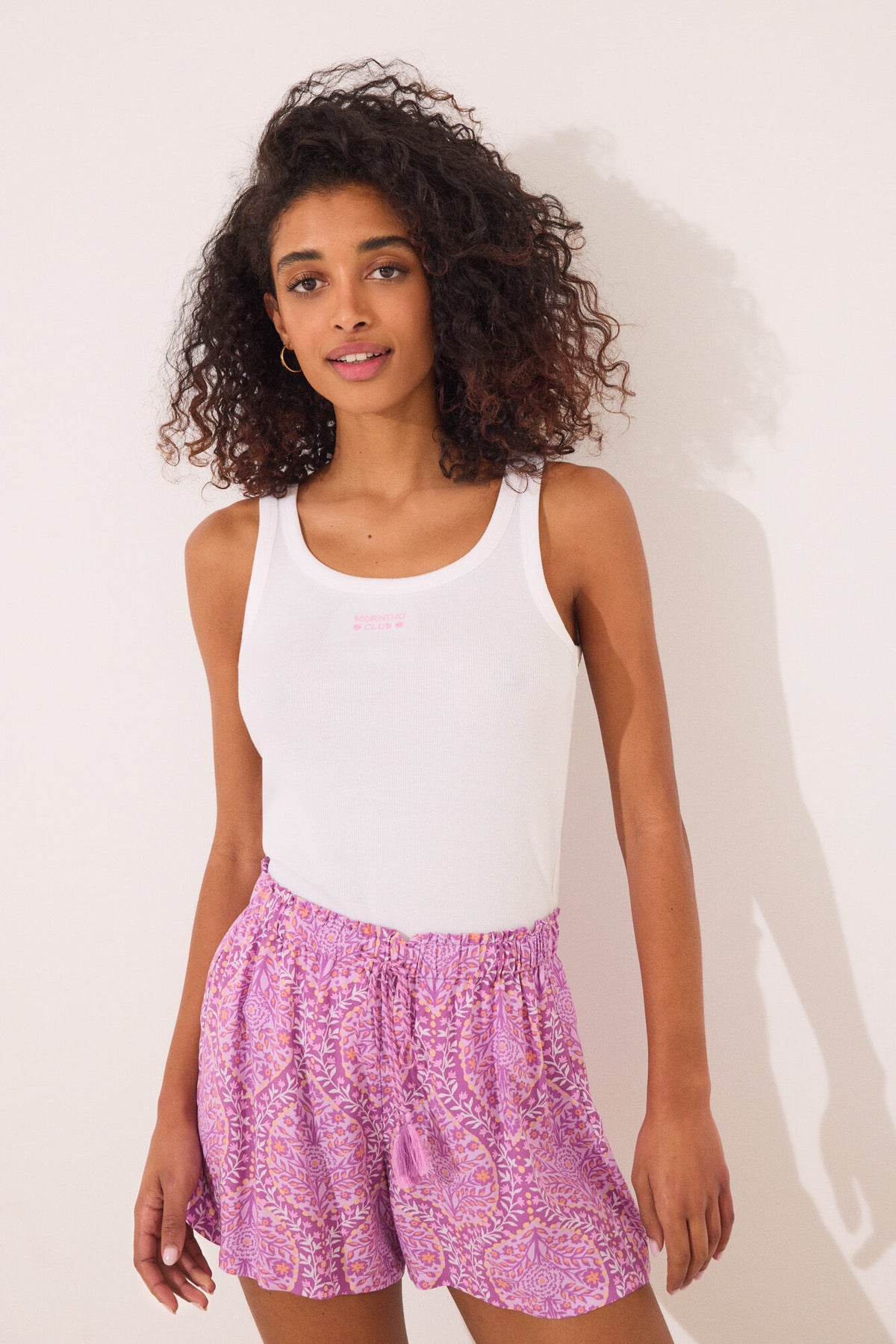 Women Secret Boho Print Viscose Shorts
