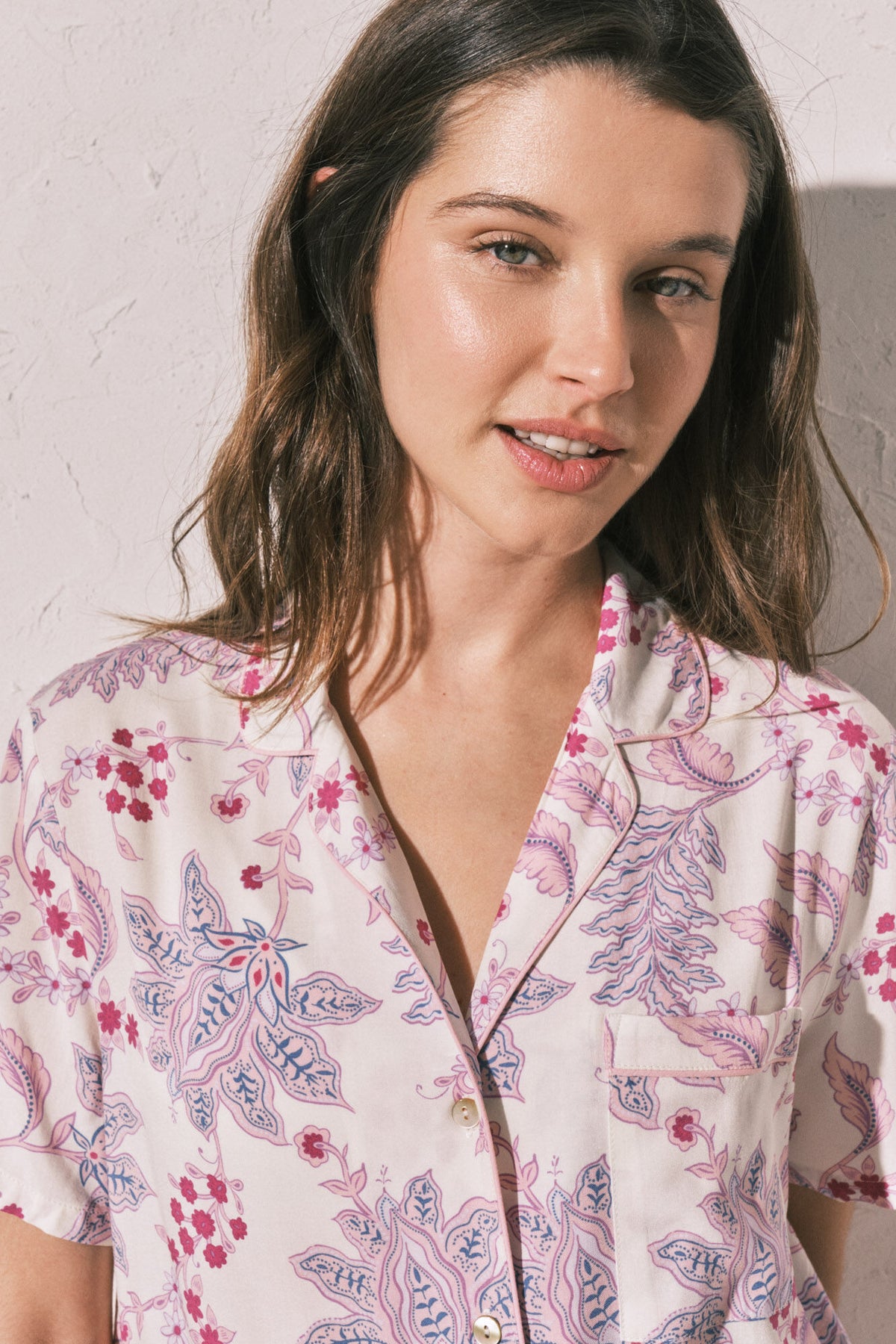 Women Secret Floral Print Classic Long Pyjamas
