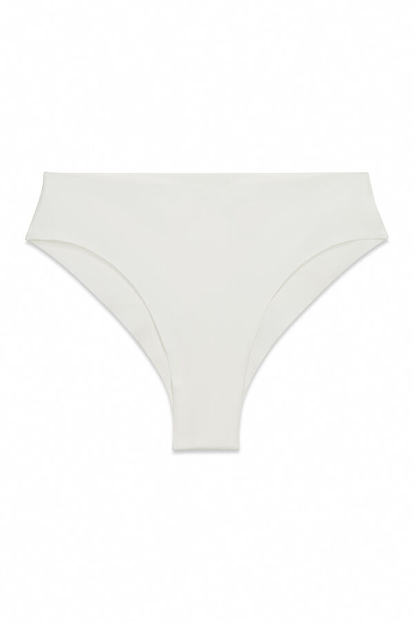 Women Secret White clean cut microfiber culotte panties