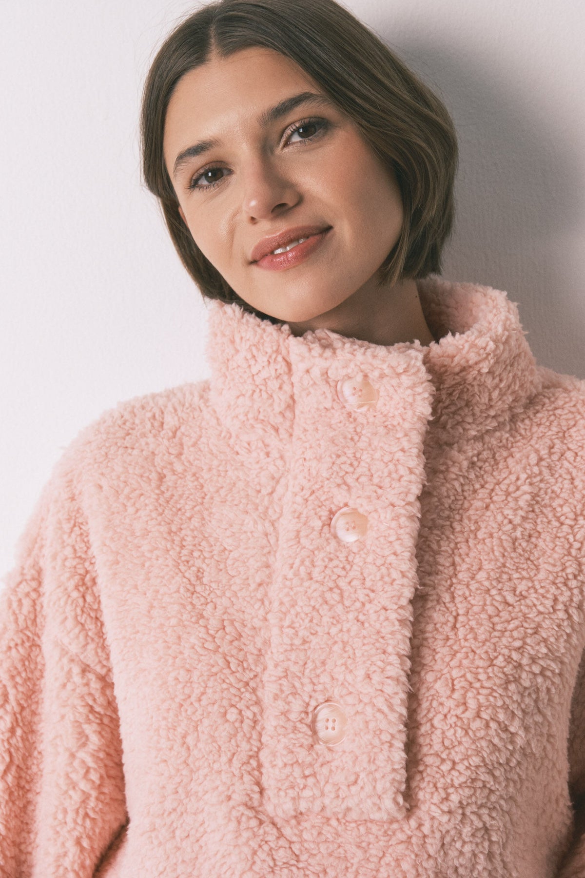 Women Secret Faux Shearling Midi Robe
