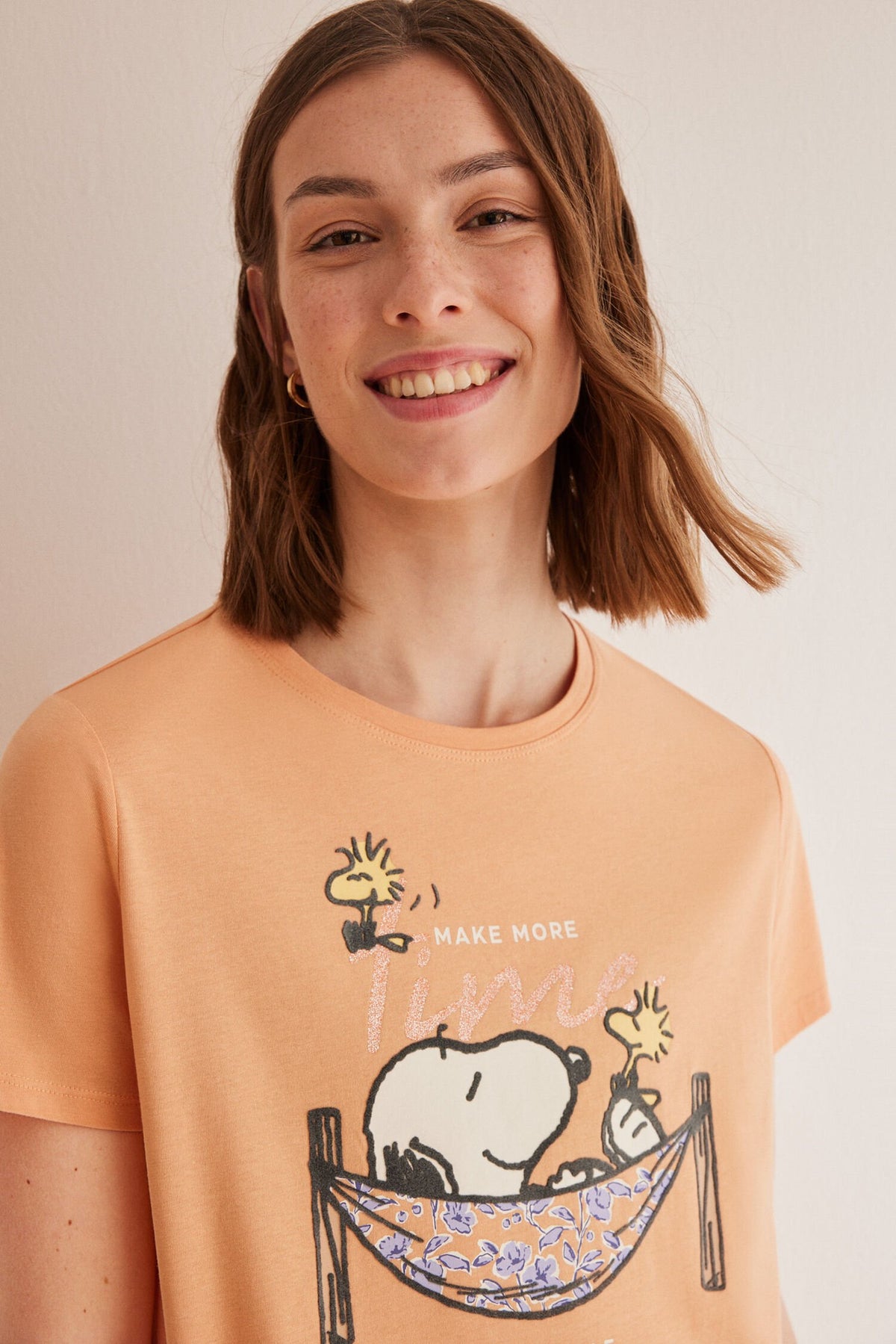 Women Secret Snoopy Long Nightgown