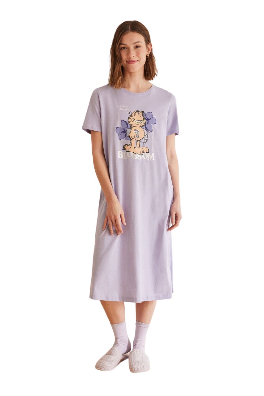 Women Secret Garfield Long Nightgown