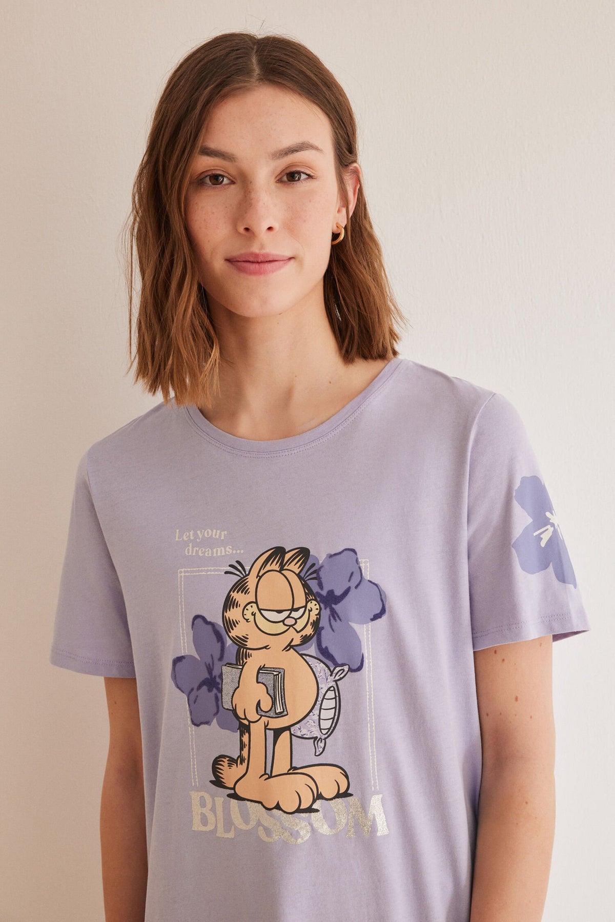 Women Secret Garfield Long Nightgown