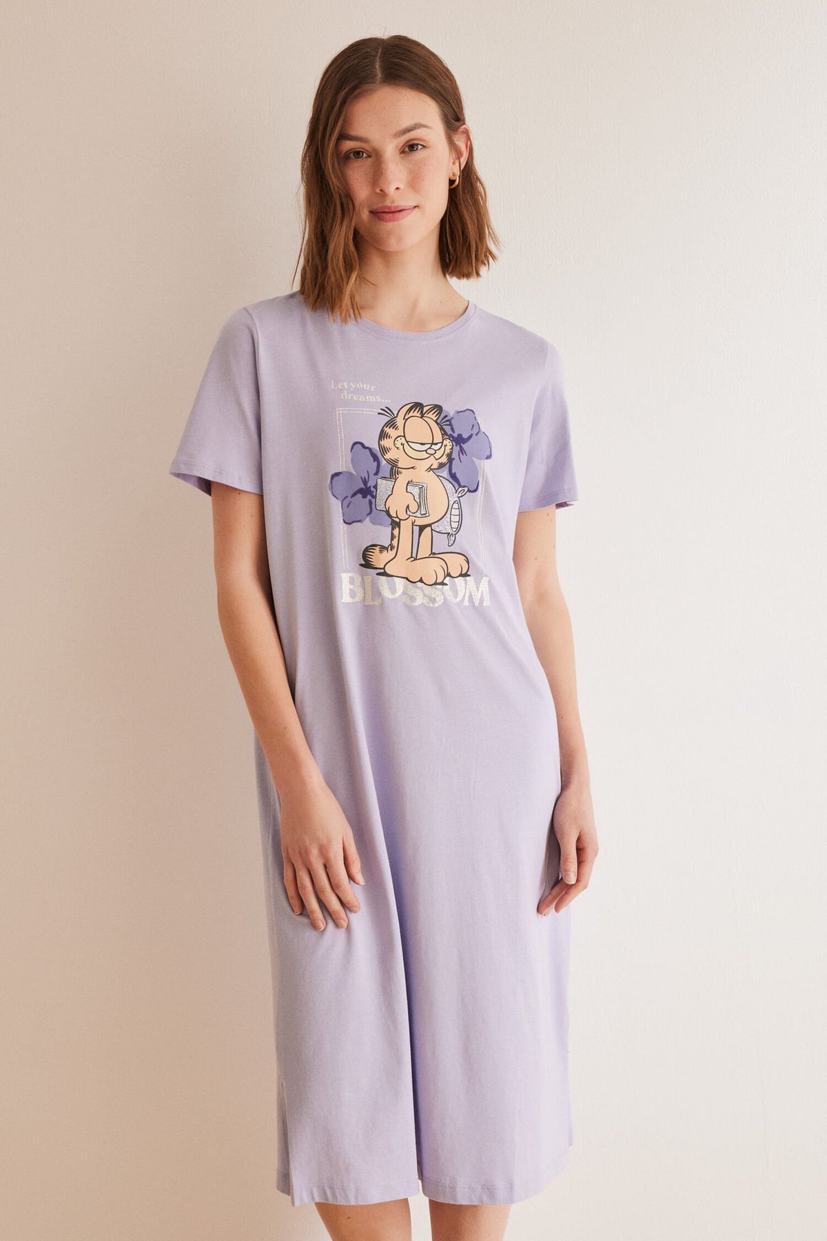 Women Secret Garfield Long Nightgown