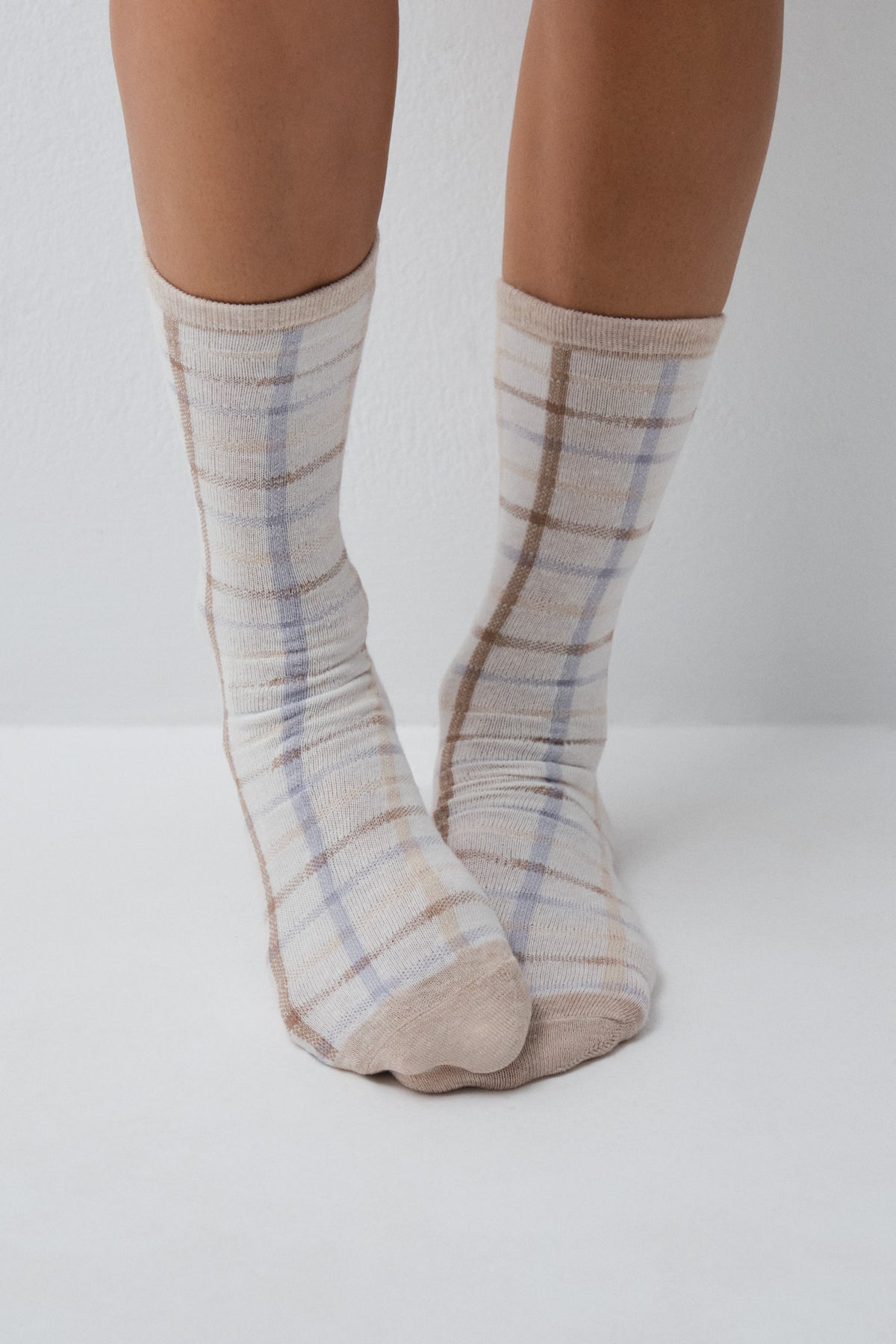 Pack of 3 long bear print socks