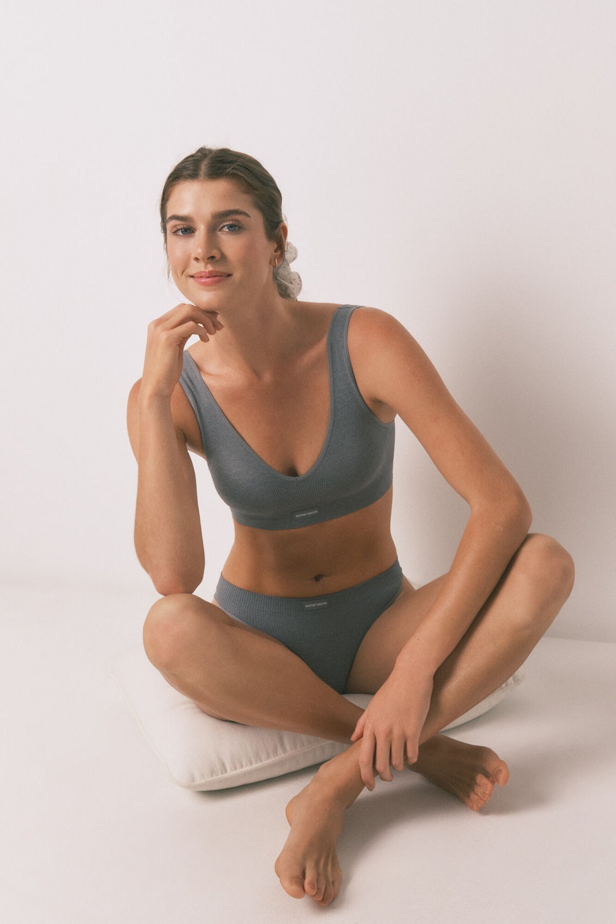 Women Secret Seamless Ribbed Bra Top
