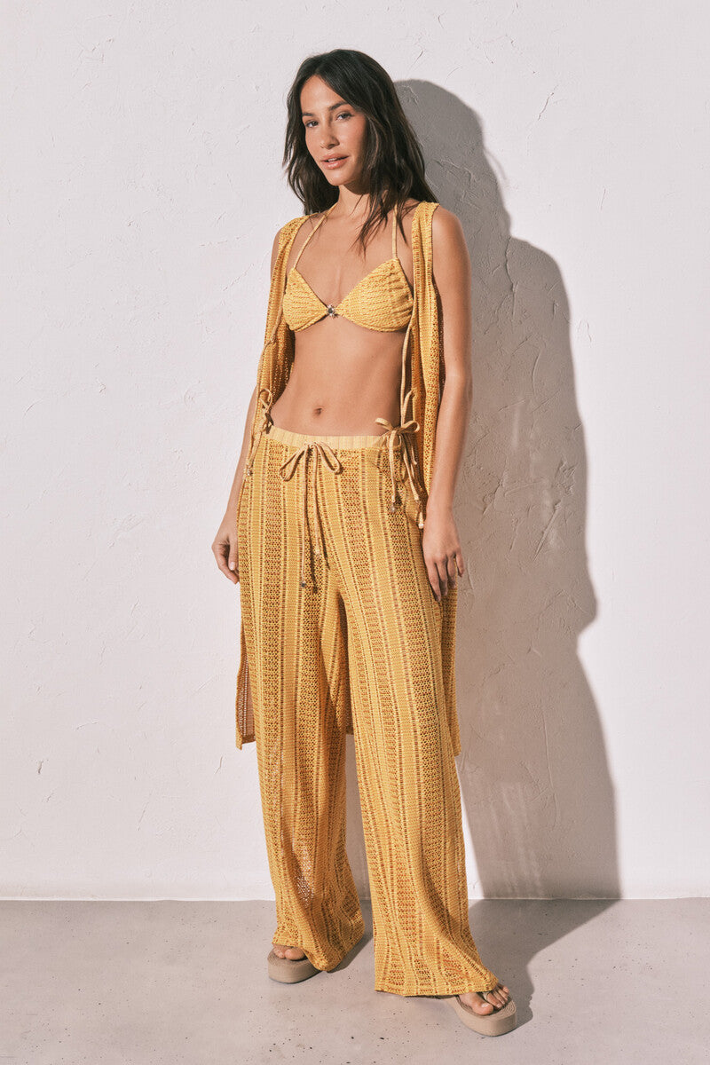 Women Secret Multicolor crochet long pants