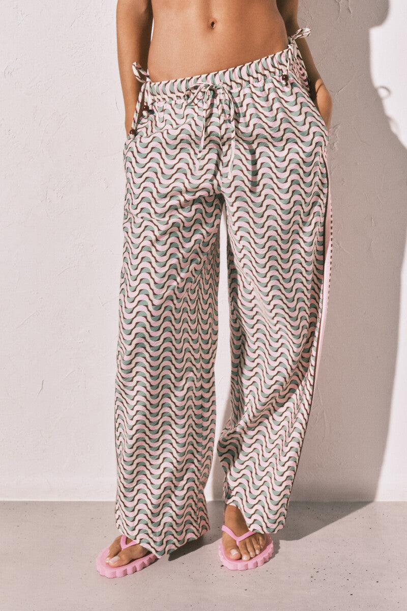 Women Secret Geometric print long trousers