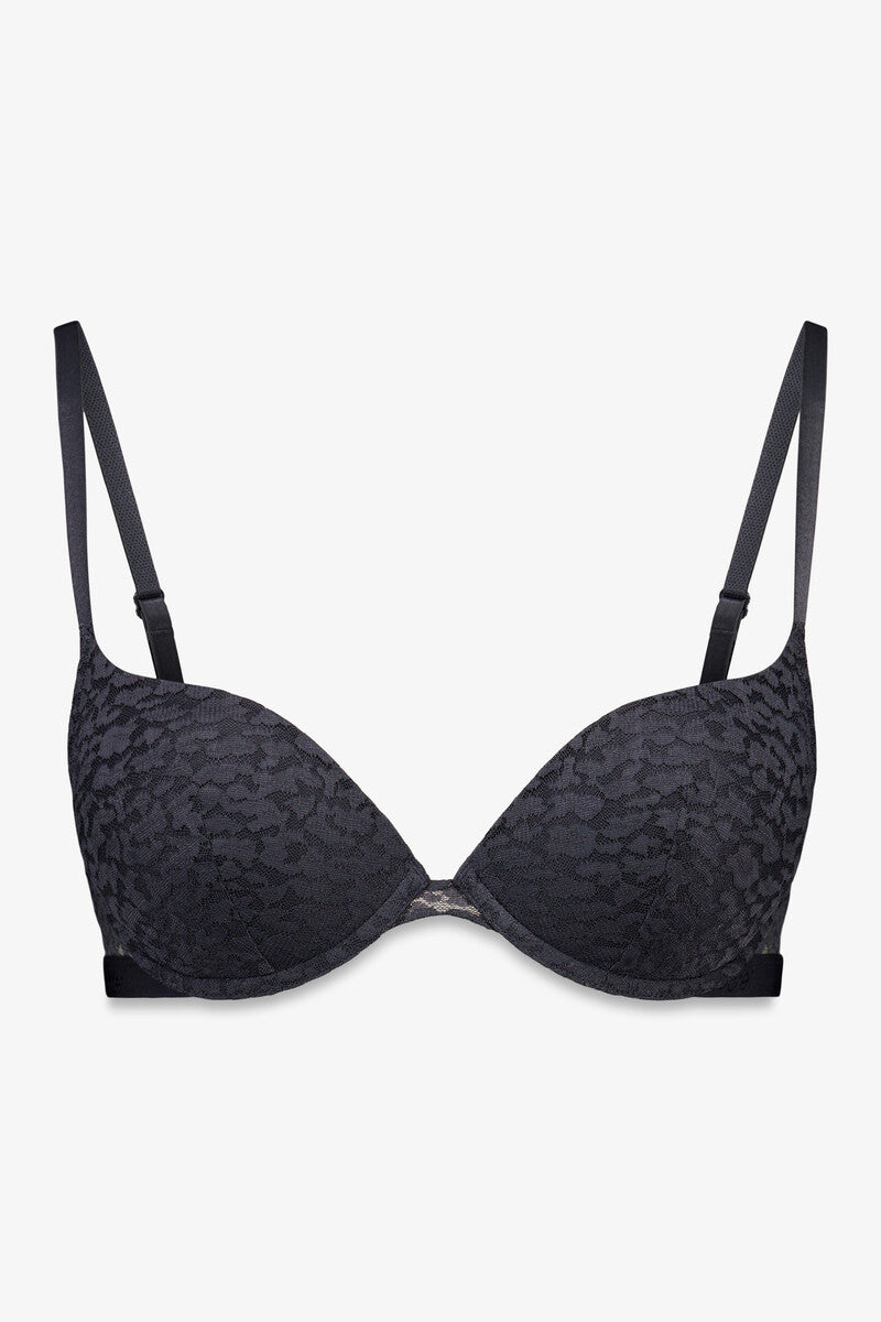 Women Secret GORGEOUS push-up bra, black animal print
