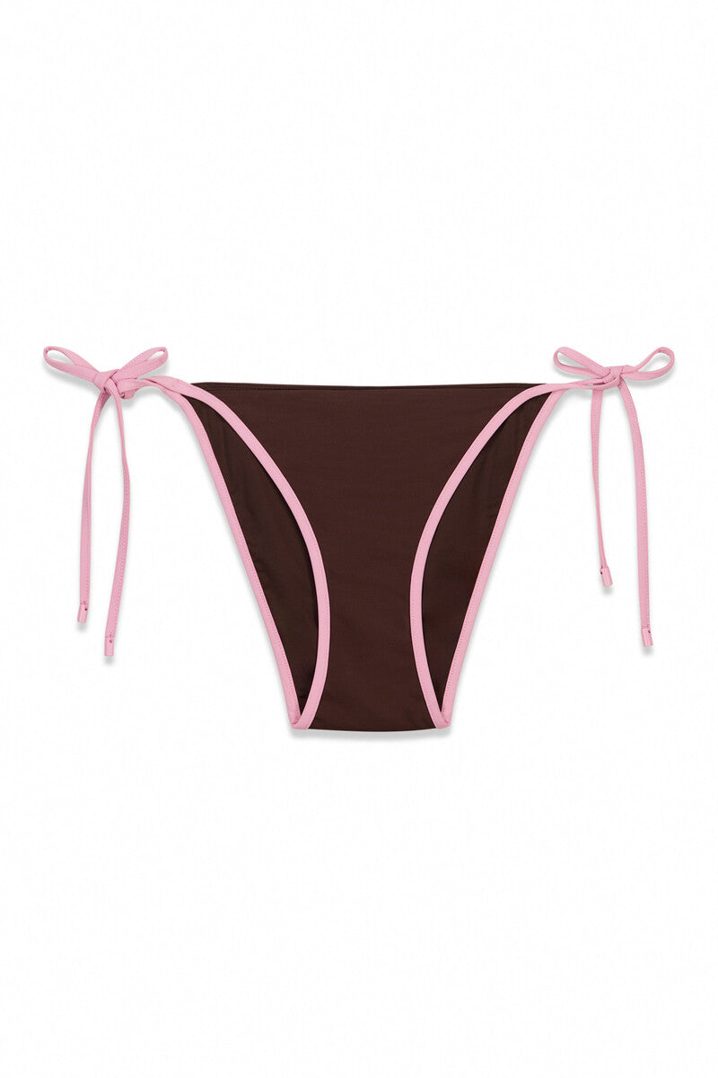 Women Secret contrast straps bikini bottoms