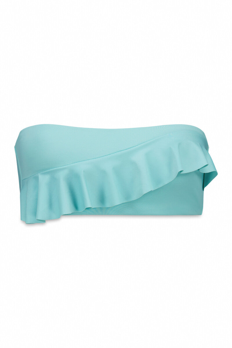Women Secret bandeau bikini top with padding and ruffles