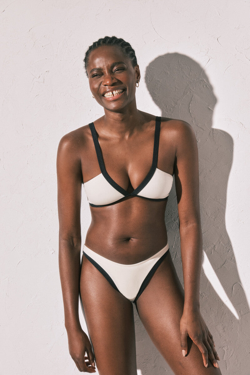 Women Secret Semi-glossy triangle bikini top