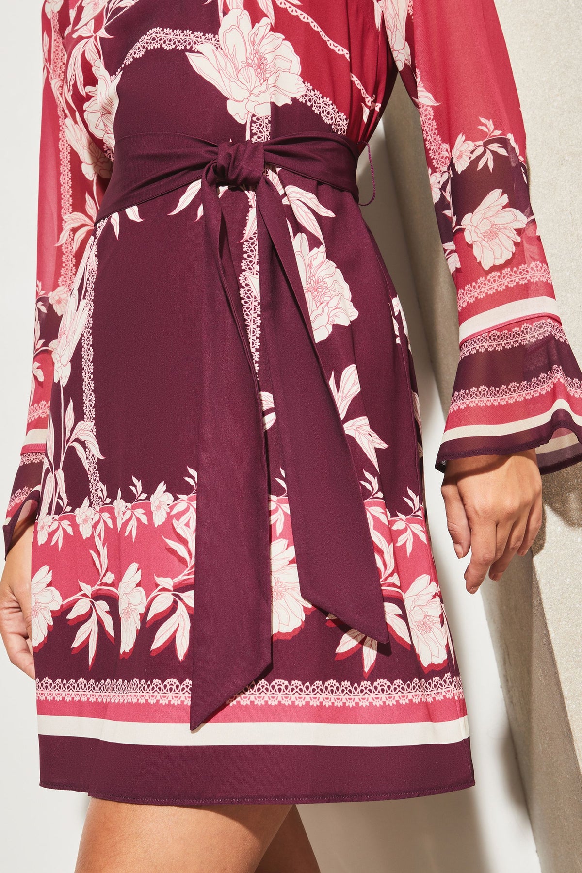 Lipsy London Printed V-Neck Shift Dress